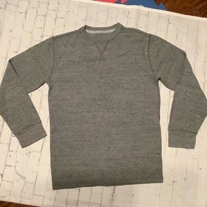 Boys gray long sleeve thermal shirt large 10/12 Faded Glory GUC